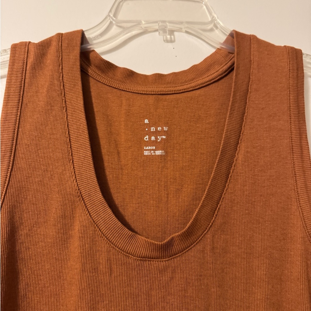 A New Day Women's Warm Brown Tank Top